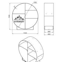 Дровница EVEREST