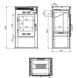 ASTON 11 кВт (180 м3) Ø 150мм
