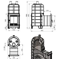 Эверест "Steam Master" 32 (320) под обкладку 