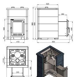 Эверест  "Steam Master 30 INOX" Талькохлорит, S-40
