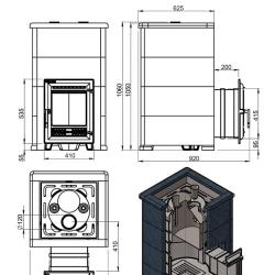 Эверест  "Steam Master 38 ЧУГУН" Талькохлорит, S-40