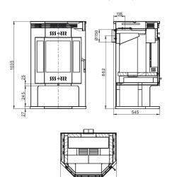 ASTON 12 кВт (200 м3) Призматик (Талькохлорит)
