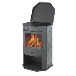 ASTON 12 кВт (200 м3) Призматик с плитой (Пироксенит Элит)