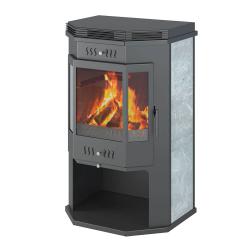 ASTON 12 кВт (200 м3) Призматик с плитой (Талькохлорит)