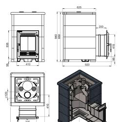 Эверест "Steam Master 30 ЧУГУН" Амфиболит, S-40