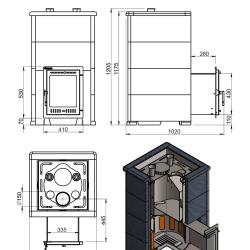 Эверест "Steam Master 60 INOX" Талькохлорит, S-40