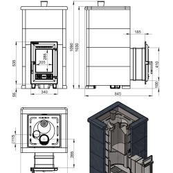 Эверест "Steam Master 24 ЧУГУН" Талькохлорит, S-40