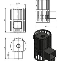 Везувий Ураган Стандарт 12 (ДТ-3)